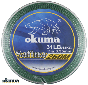 Okuma Safina Dynema 4 Örgü 250 mt 0,41 mm Green Color Misina