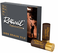 ROTTWEIL JAGD BRAUN KEÇE TAPA 28 GR. AV FİŞEĞİ - 12 CAL.