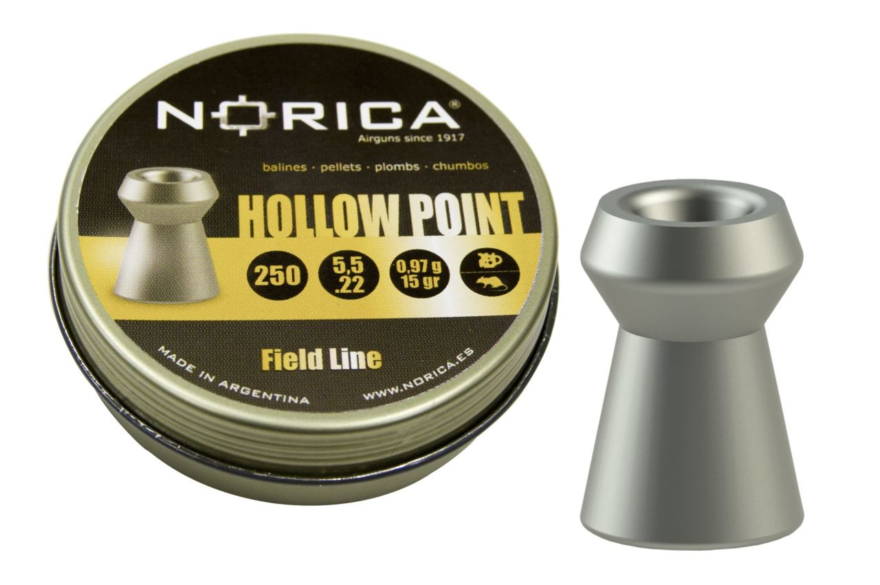 NORICA HOLLOW POINT 5,5 MM SAÇMA / 250 ADET