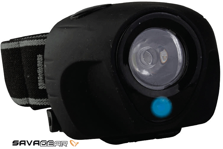 Savage gear Headlamp 1 Watt Led +UV Led 3A