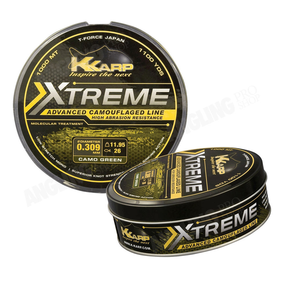 K-Karp Xtreme Camo Serisi 1000m Monofilament Misina