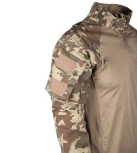 VAV COMBAT CAMO BEJ ZIP SHIRT / M