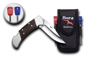 Bora 206 WPS Büyük Boy Sivri Uçlu Wenge Saplı Çakı Survival Kit