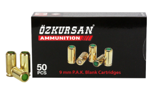 ÖZKURSAN GOLD 9 MM KURUSIKI MERMİSİ