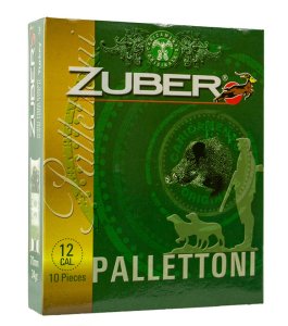 ZUBER PALLETTONI 11/0 9 PELLETS BUCKSHOT - 12 CAL.