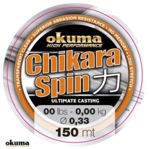 Okuma Chıkara Spın 150 mt 0,18 mm Misina