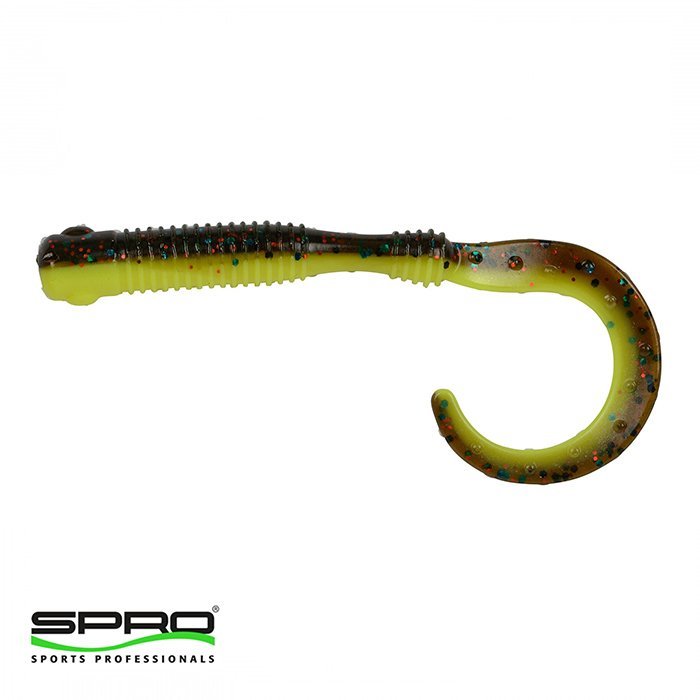 SPRO FS Urban Curl Sil.Yem Camo Perch 5.5CM 1/5