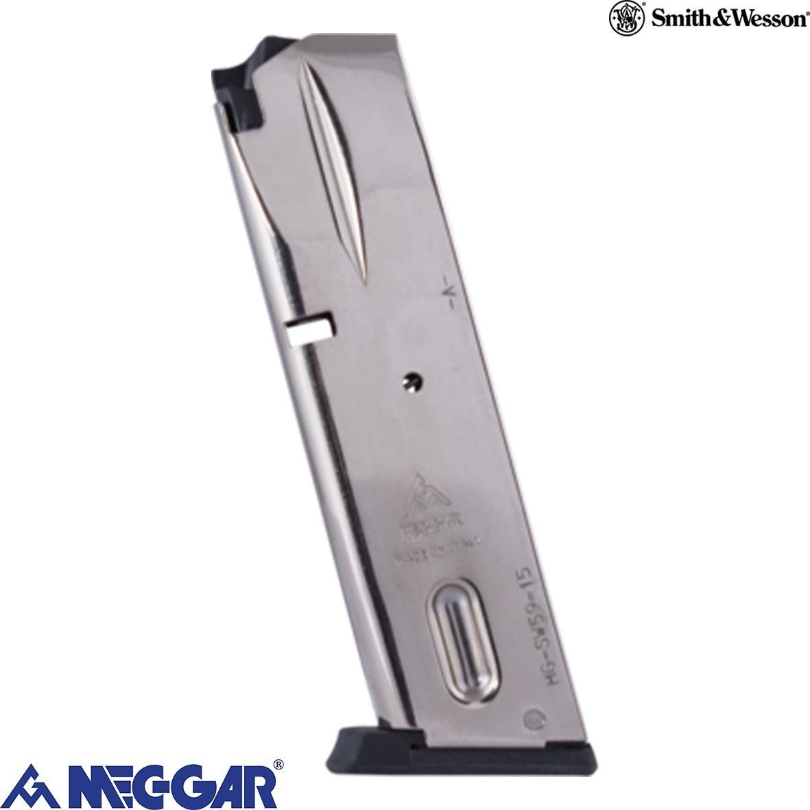 MEC-GAR S&W 5906 15 RD BEYAZ TABANCA ŞARJÖRÜ