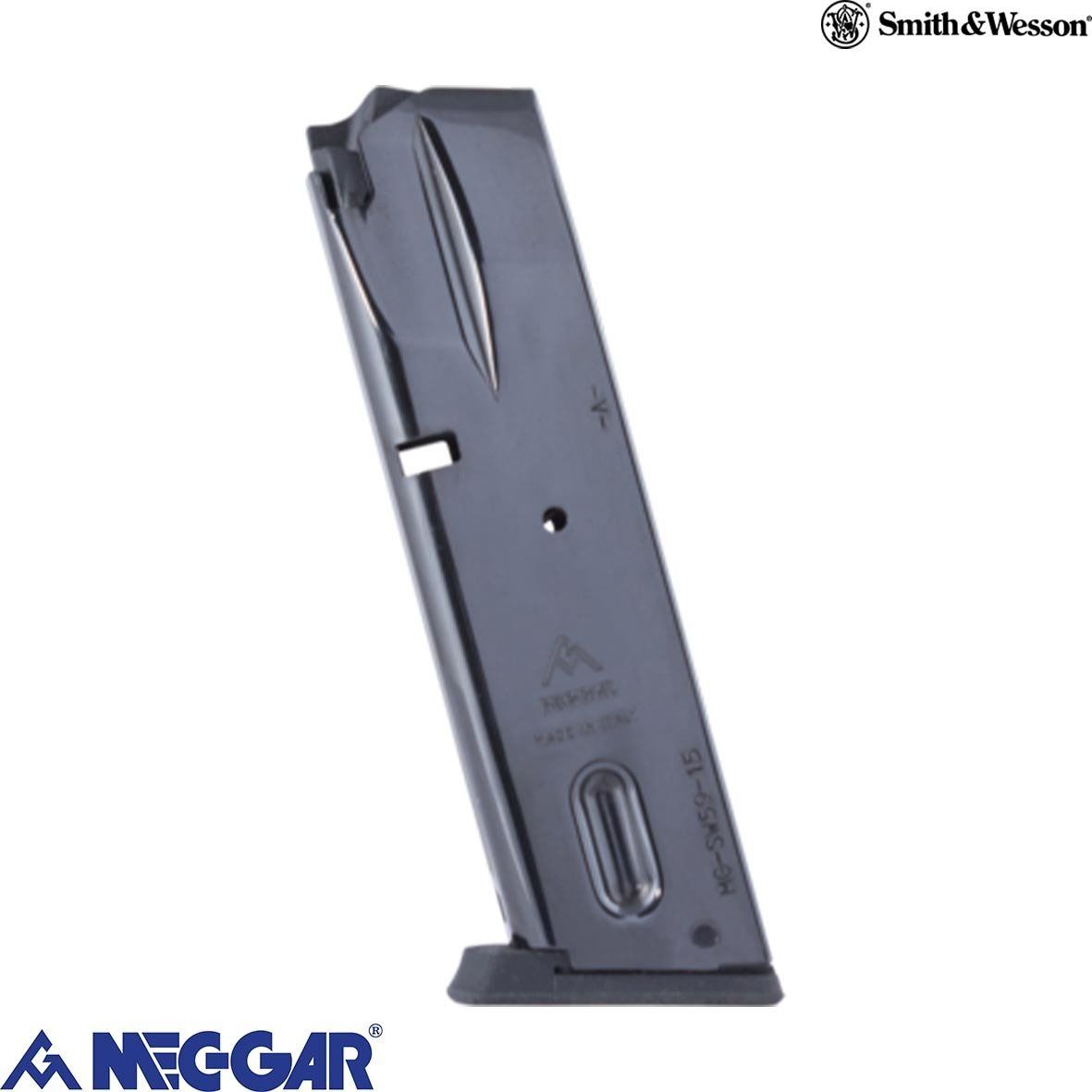 MEC-GAR S&W 5906 15 RD SİYAH TABANCA ŞARJÖRÜ