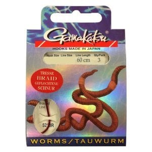 GAMAKATSU BKD-5213R Worm İğne Takımı 60Cm #1