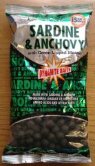 DYNAMITE BAITS SARDINE   ANCHOVY BOILIES 15 MM 1KG