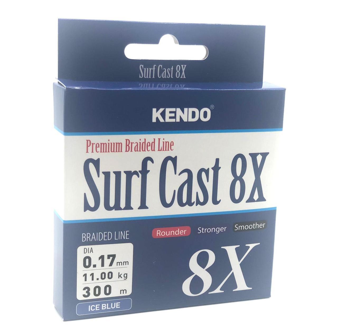 Kendo Surf Cast 8X Fıghtıng 300 mt Örgü İp ( ICE BLUE)