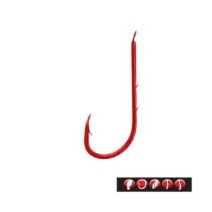 GAMAKATSU BKD-5260R Red Worm İğne Takım 75Cm #1