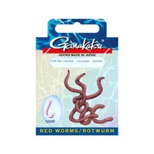 GAMAKATSU BKD-5260R Red Worm İğne Takım 75Cm #1