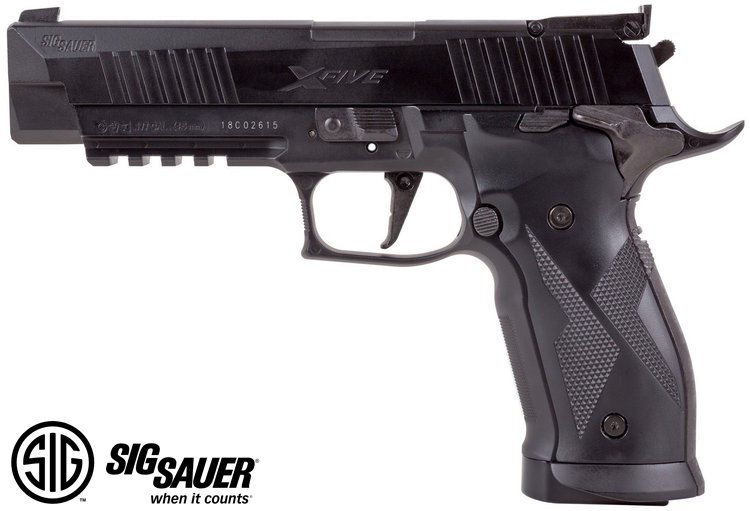 SIG SAUER X-FIVE SİYAH BLOWBACK HAVALI TABANCA