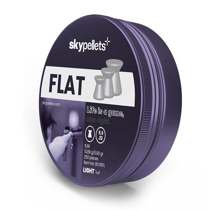 SKY PELLETS Flat Light 5,5 mm 13,88 gr Saçma / 250 Adet