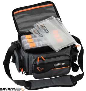 Savage gear System Box Bag M 3 Boxes & PP Bags (20x 40x 29 cm )