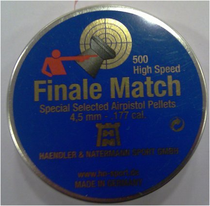 H&N FINALE MATCH 4,5 MM SAÇMA