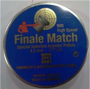 H&N FINALE MATCH 4,5 MM SAÇMA