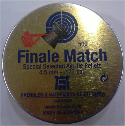 H&N FINALE MATCH 4,5 MM SAÇMA