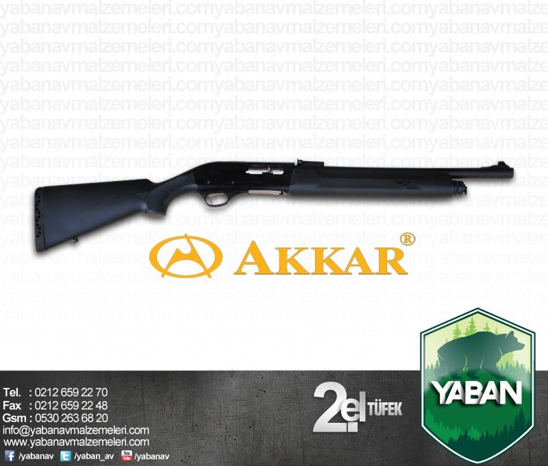 AKKAR APACHE YARI OTOMATİK AV TÜFEĞİ / 2.EL