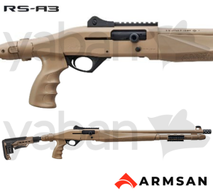 ARMSAN ARMTAC RS-A3 CERAKOTE SAND TELESKOPİK YARI OTOMATİK AV TÜFEĞİ