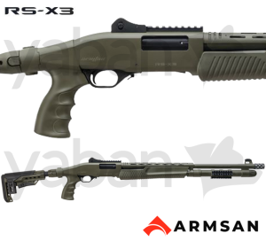 ARMSAN ARMTAC RS-X3 CERAKOTE GREEN TELESKOPİK POMPALI AV TÜFEĞİ