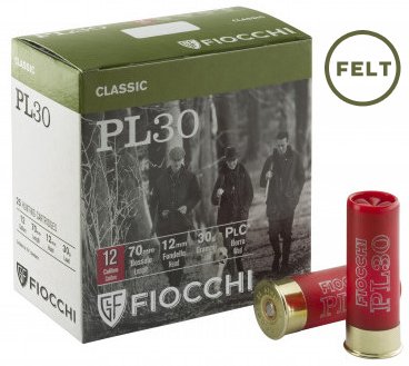 FIOCCHI 30 GR. KEÇE TAPA AV FİŞEĞİ - 12 CAL.