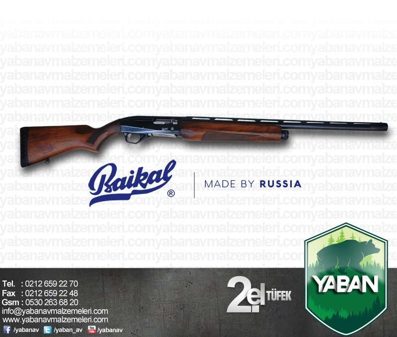 BAIKAL MP 155 AHŞAP YARI OTOMATİK AV TÜFEĞİ / 2.EL