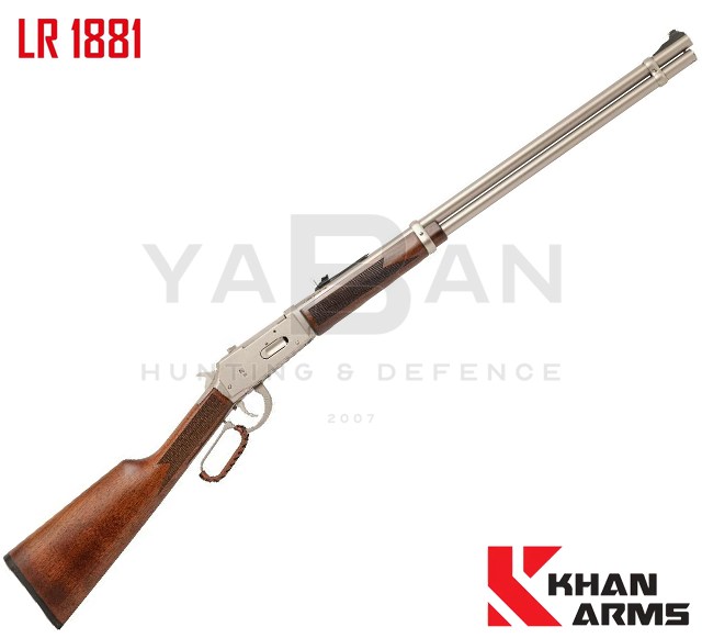 KHAN ARMS LR 1881 NIKEL LEVER ACTION AV TÜFEĞİ