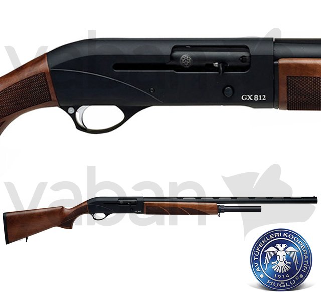 HUĞLU GX 812 SİYAH YARI OTOMATİK AV TÜFEĞİ