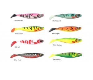 SPRO Wob 2.0 12Cm PK Silikon Yem - Black Pink Koi