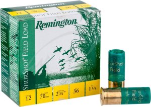 REMINGTON (ITALY) SHURSHOT FIELD LOAD 36 GR AV FİŞEĞİ - 12 CAL.