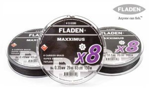 FLADEN MAXXIMUS 8X SİYAH 150 MT ÖRGÜ MİSİNA