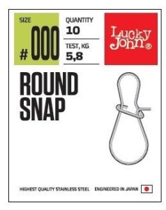 Lucky John Klips 5113 Round Snap