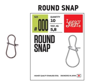 Lucky John Klips 5113 Round Snap