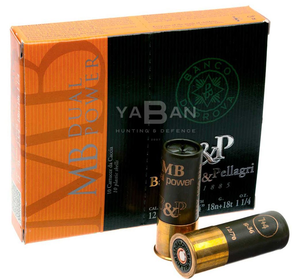 B&P MB DUAL POWER 36 GR. AV FİŞEĞİ - 12 CAL.