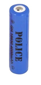 Police 18650 3.7V 4000 mAh Akım Korumalı Şarjlı Li-ion Pil