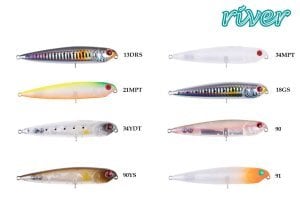 River Seabass Bullet 95  9.5cm 11g Popper