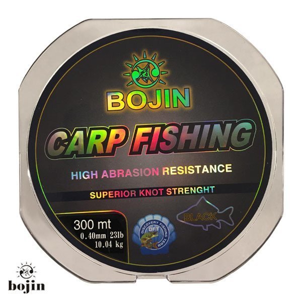 BOJIN Sazan Misinası 0.40 mm 300 m Siyah