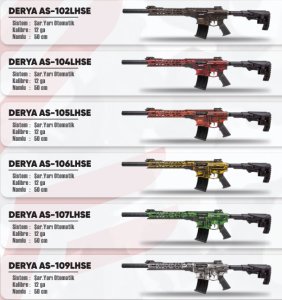 DERYA MK-12 AS-101LH SOLAK ŞARJÖRLÜ AV TÜFEĞİ