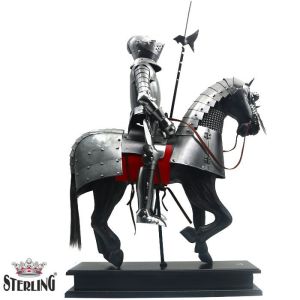 STERLING Iron Knight Dekoratif Süs